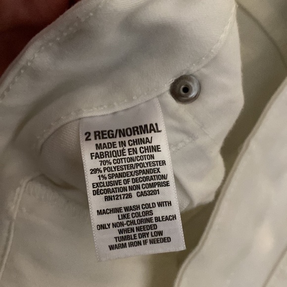 White Aeropostale Ankle Jegging - Picture 2 of 4